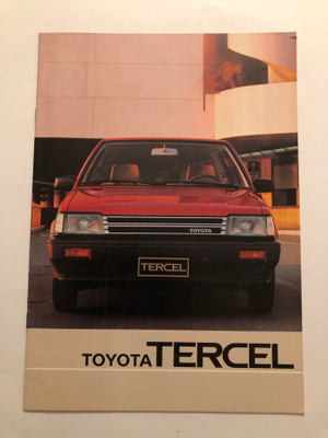 Myyntiesite - Toyota Tercel - 12/1982