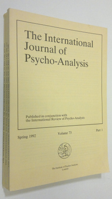 The International Journal of Psycho-Analysis - vol. 73, p...
