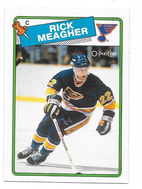 1988-89 OPC #235 Rick Meagher St Louis Blues