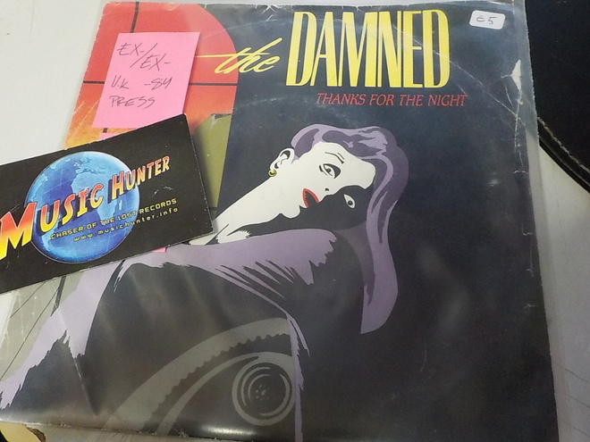 THE DAMNED - THANKS FOR THE NIGHT EX-/EX- 7'' SINGLE