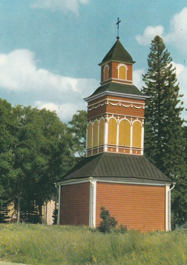 KIRKKOKORTTI - PIEKSÄMÄEN VANHAN KIRKON KELLOTAPULI - 1/2