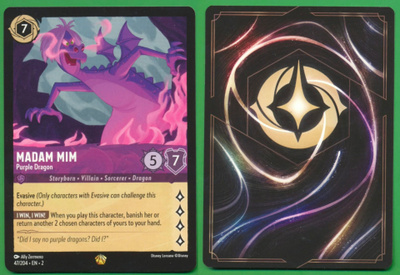 Lorcana Madam Mim - Purple Dragon (V.1)