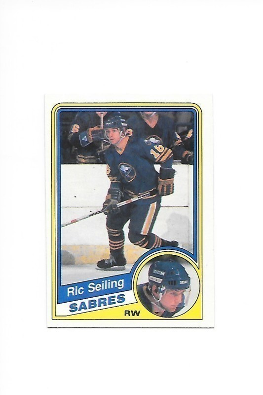 1984-85 OPC #31 Ric Seiling Buffalo Sabres