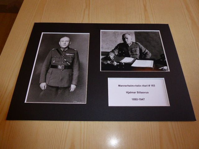 Mannerheim-ristin ritari valokuvat A4 paspis