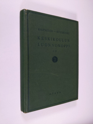 Martti Kaipainen : Keskikoulun luonnonoppi 1-2