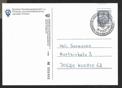 Mikkeli - Suomen nuorkauppakamari 25v 13.3.1982