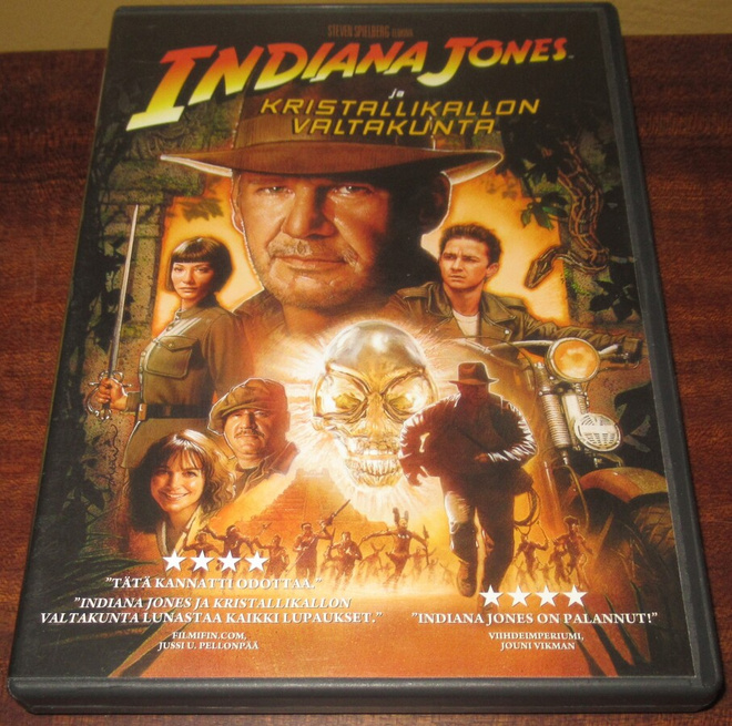 Indiana Jones ja kristallikallon valtakunta dvd