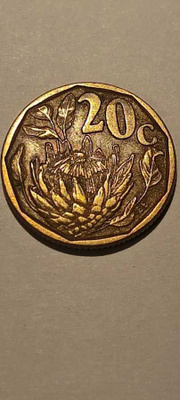 South Africa,20 c,1992