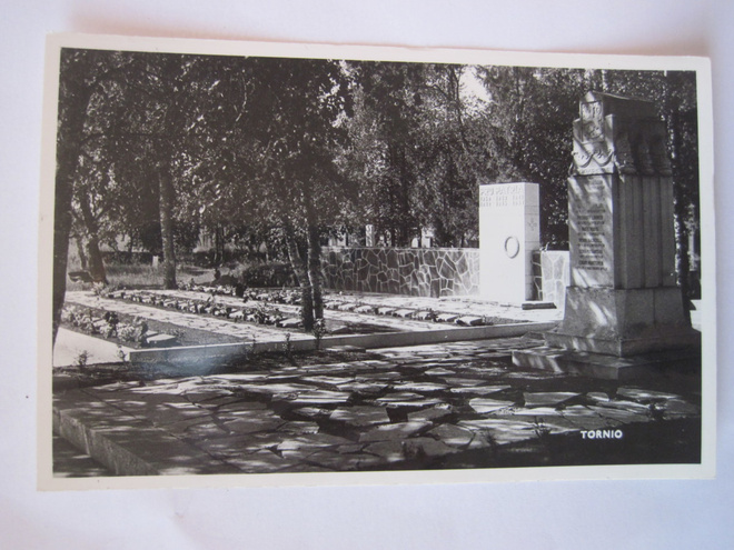 VANHA Postikortti Tornio 1950-luku Alkup.Mallikappale