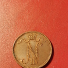 *Suomi *  1 penniä  *1912  *   Copper/Kupari *1+/EF - pikkukuva 2