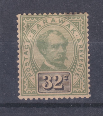 Sarawak 1897 32C  vanhaa