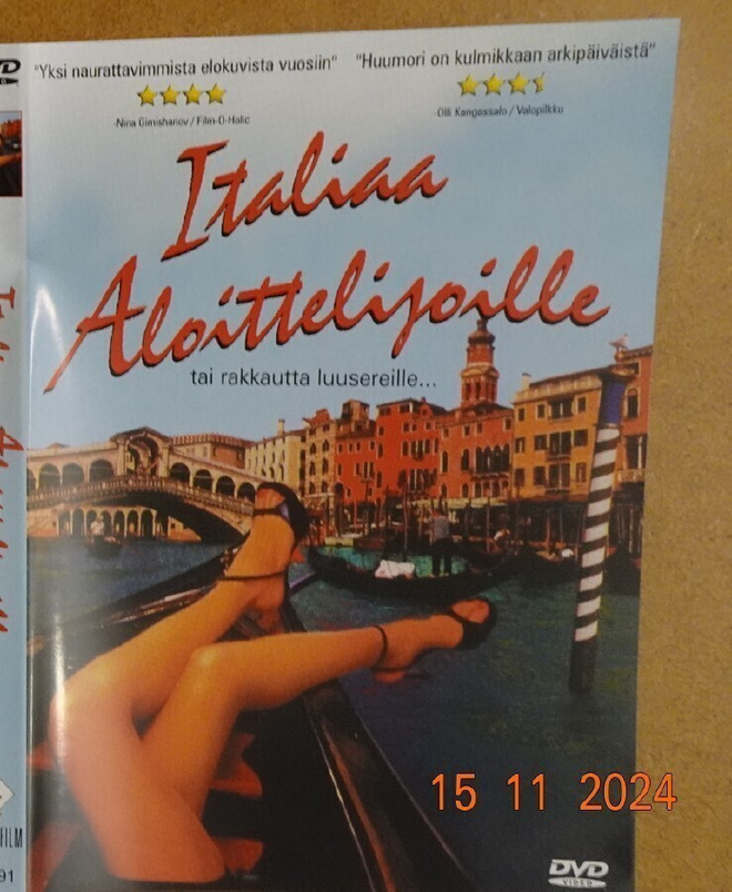 dvd, Italiaa aloittelijoille [komedia]