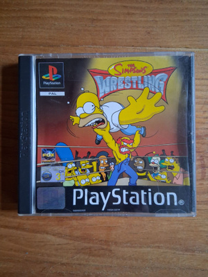 PS1 The Simpsons - Wrestling