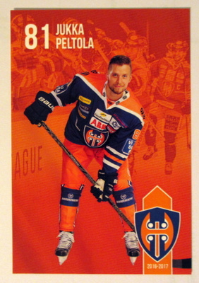 Jukka Peltola Tappara teamset kortti