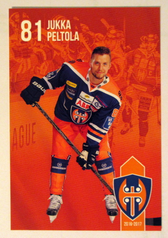 Jukka Peltola Tappara teamset kortti