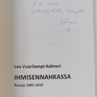 Lea Vuorilampi-Kalmari : Ihmisennahkassa : runoja 1985-20... - pikkukuva 3