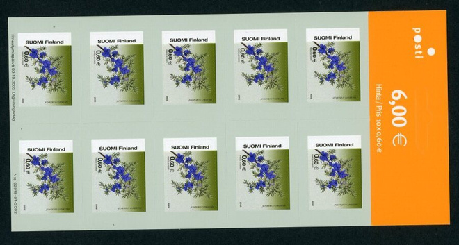 2002 Kataja 10 x 0,60 € arkki ** LaPe 1620