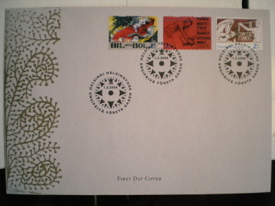 FDC Gallen-Kallela 2. lk 1.3.2006 - LaPe 1778-1780