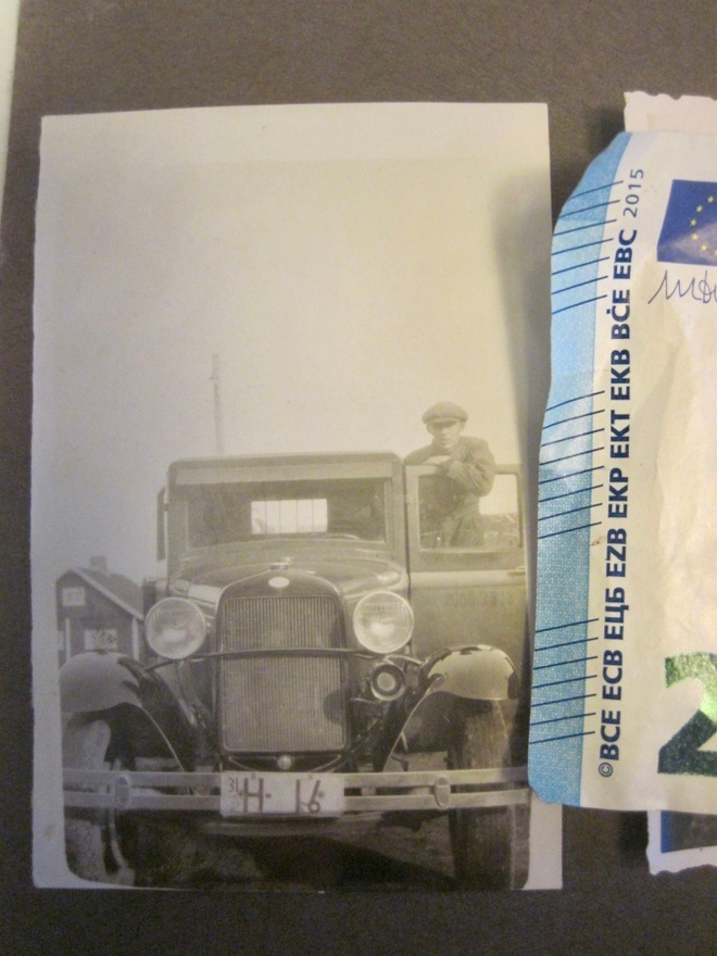 VANHA Valokuva KIVA Kuorma-Auto Häme 1920-l