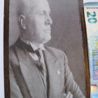 VANHA Potretti Metallilevyllä Benito Mussolini 1936 - pikkukuva 1