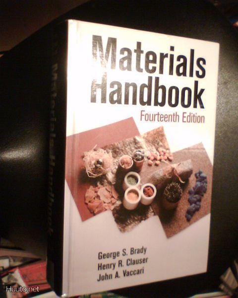 Brady ym.: MATERIALS HANDBOOK ( 14 p. 1997 ) Sis.pk:t