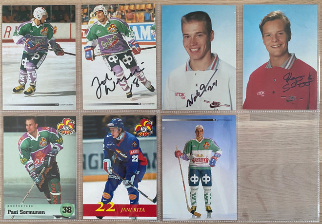 Vanhempia Jokerit Team Issue -kortteja