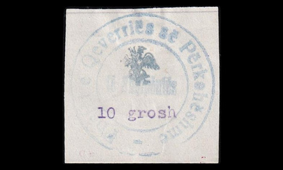 Albania 23 (*) Käsileima 10 Gr (1913)