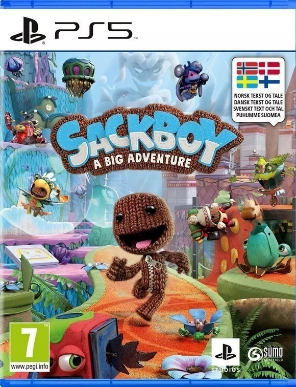 * Sackboy A Big Adventure PS5 Muoveissa Suomipuhe Lue Kuvaus