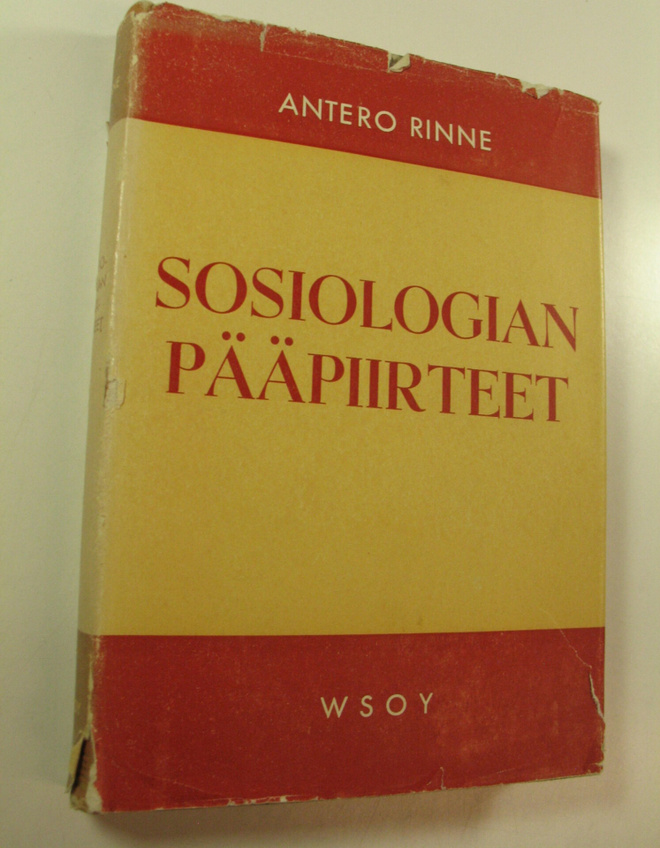 Antero Rinne : Sosiologian pääpiirteet