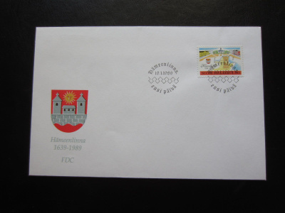 FDC 1989 Hämeenlinna 1639 - 1989