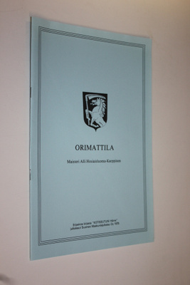 Alli Hosiaisluoma-Karppinen : Orimattila (eripainos)