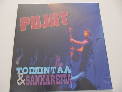 Pojat Toimintaa & Sankareita LP Uusi Rock Kelmussa