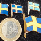 6 VANHAA Merkkiä Ruotsin Lippu n. 1930-1950-l - pikkukuva 1