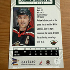 2003-04 Pacific Prism Red #51 Andrew Brunette */260 - pikkukuva 2