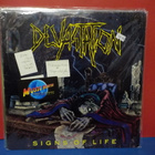 DEVASTATION - SIGNS OF LIFE EX+/VG++ U.S -89 1ST PRESS LP - pikkukuva 1