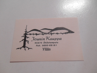 TT Etiketti Jounin Kauppa Äkäslompolo Ylläs