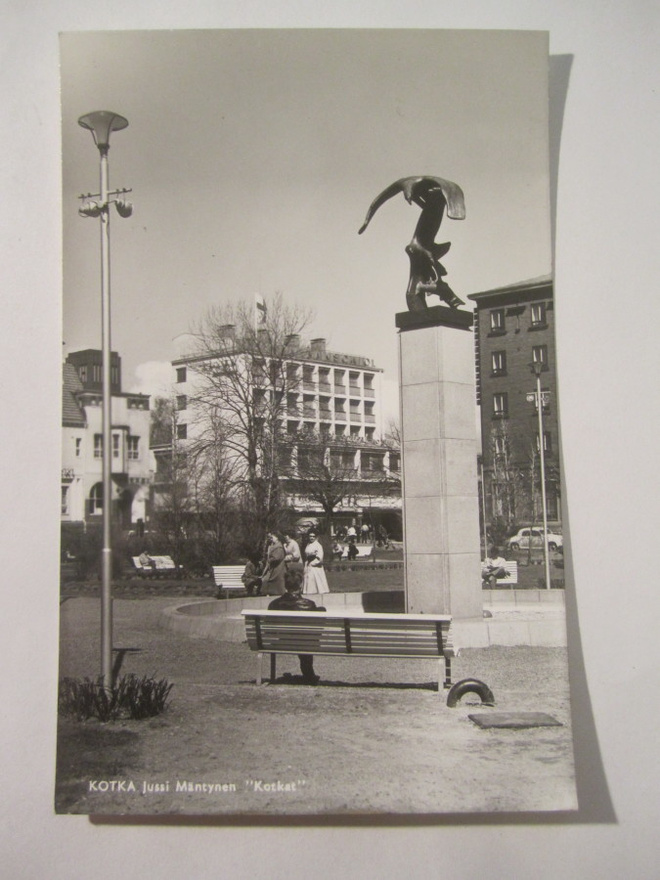 VANHA Postikortti Kotka 1950-l Alkup.Mallikappale