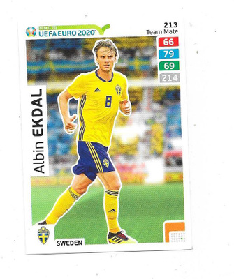 2020 Panini Road to UEFA EURO 2020 #213 Albin Ekdal , SWE