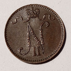 *  1 penniä  *1903*iso 3/big 3 *   Copper/Kupari *1+/EF - pikkukuva 2