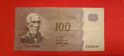 100 markkaa 1963 EI  Litt      C 6130409