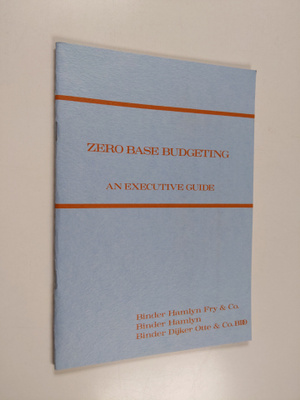 Zero Base Budgeting