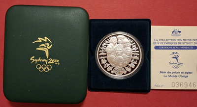 1 oz 999 hopeaa, Australia Sydney Olympics.
