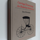 Don H. Berkebile ym. : Carriage terminology : An historic... - pikkukuva 1
