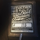 AFFLICTION ON FIRE LEATHER PREMIUM TAKKI M - pikkukuva 4