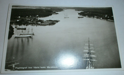 Mariehamn, mv ilmakuvapk Västra Hamn, p. 1939 Ruotsiin