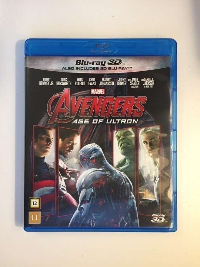 Avengers: Age of Ultron (2015) Blu-ray 3D + Blu-ray