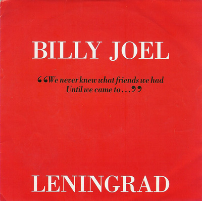 BILLY JOEL  ::  LENINGRAD  ::  VINYYLI  7"   1989 !!