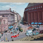 Helsinki, Stockan kulmaa 1960-luvulla, raitiovaunut p. 1964 - pikkukuva 1