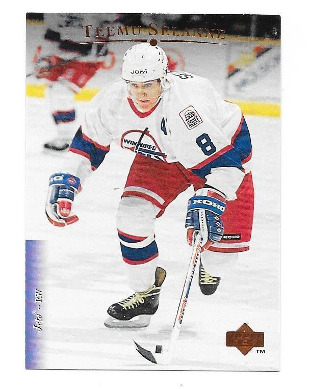 1995-96 Upper Deck #171 Teemu Selänne Winnipeg Jets