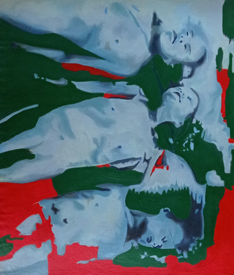 Peler  (akryylimaalaus kankaalle  85 cm x 75 cm)